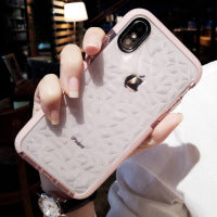 Woman Clear iPhone Case: Pink