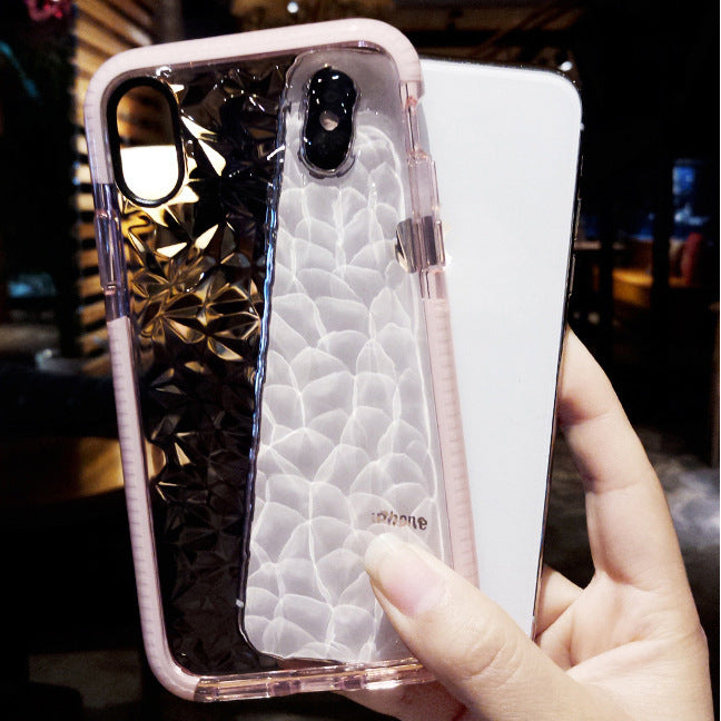 Woman Clear iPhone Case: Next to iPhone