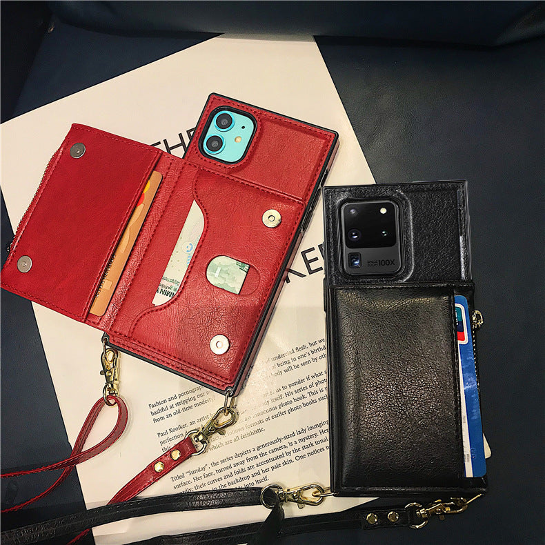 Backpack Crossbody Card Holder iPhone Case: Inside look