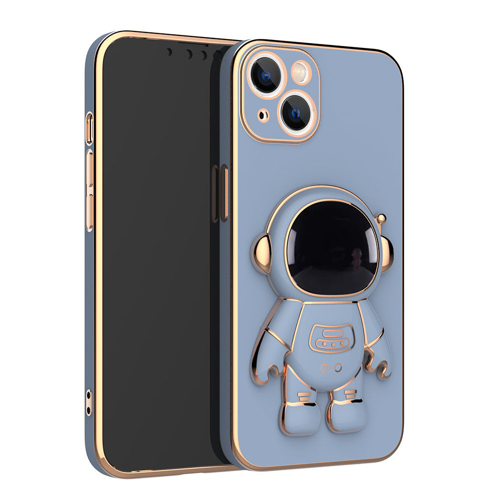 Astronaut iPhone Flip Case, Grey